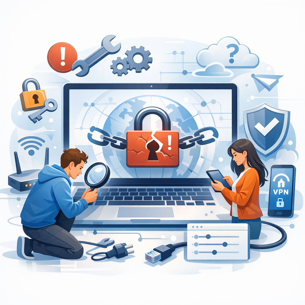 Как исправить ошибку подключения VPN