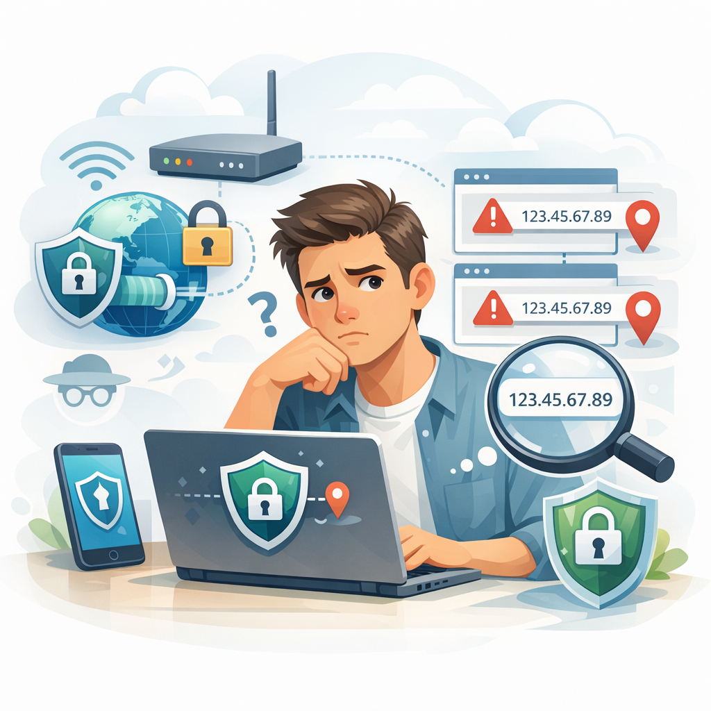 VPN не меняет IP что делать