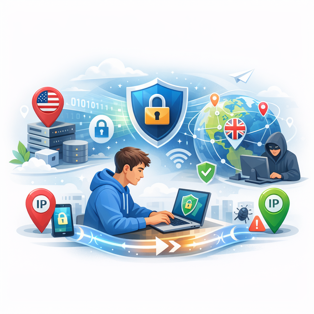 Как сменить IP адрес через VPN